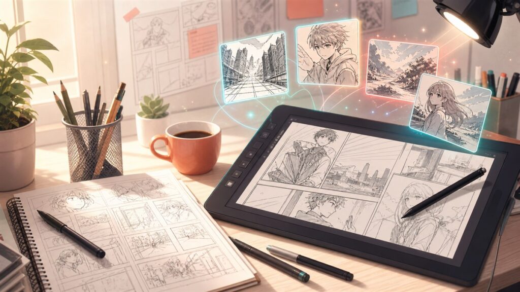 AIで漫画を作って副収入に？絵が描けなくても挑戦できる仕組みを整理